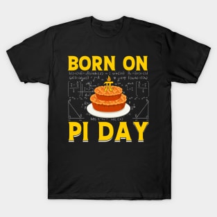 Funny math pi day Born On Pi Day T-Shirt